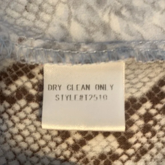 Chiffon Python Blouse - Picture 8 of 10